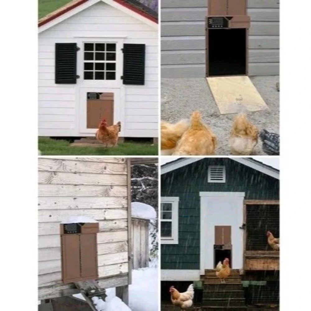 Solar Automatic Chicken Coop Door Timer Remote Control – New – Ships from USA